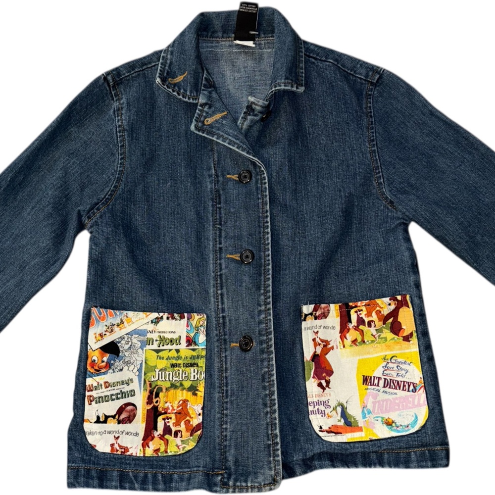 GAP Denim Upcycled Disney coat 5/6